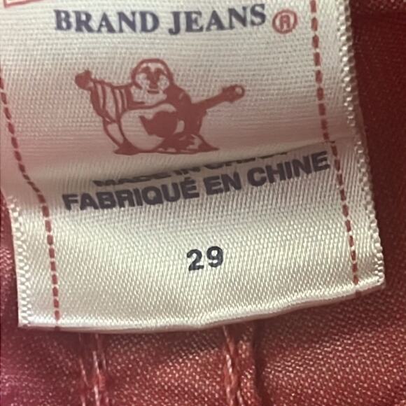 TRUE RELIGION RICKY RELAX STRAIGHT CORDUROY JEANS SIZE 29 - Picture 5 of 8